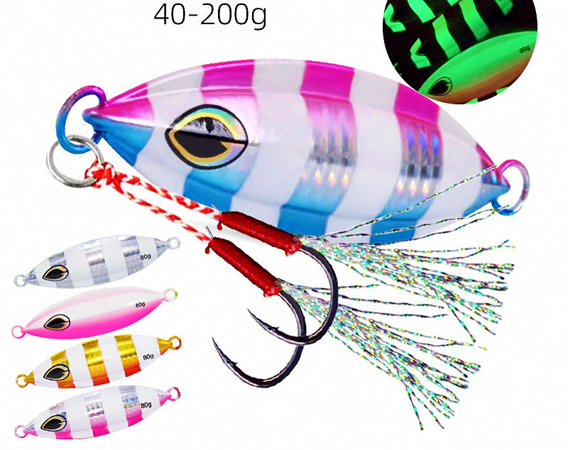 Glow Slow Pitch Jig, 40–200 g (1.4–7.1 oz) – product photo