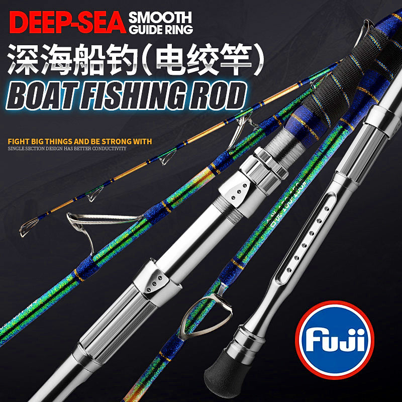 Fiberglass Electric Reel Boat Rod, 1.35–1.5 m (4.4–4.9 ft) – product photo
