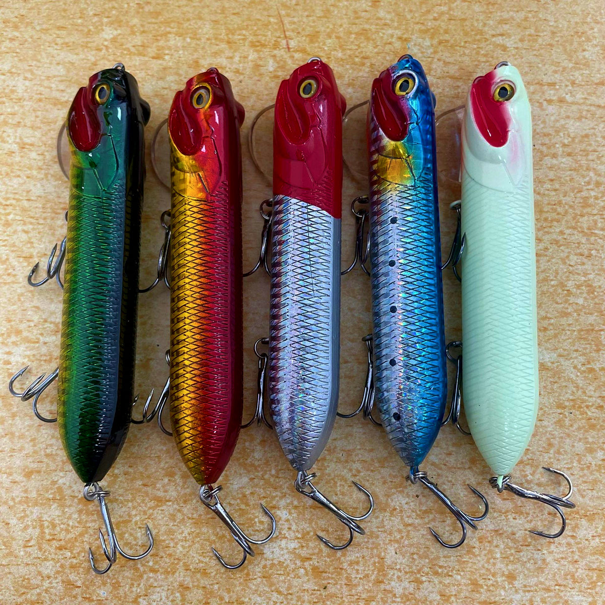 Topwater Popper Lure, 11.5 cm (4.5 in) 27.5 g (1 oz)