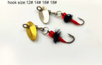 Spangle Mosquito Fly Lure 5-Pack, Hook Sizes #12–#18 – product photo