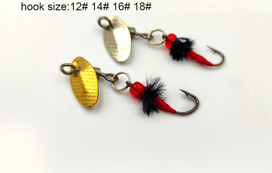 Spangle Mosquito Fly Lure 5-Pack, Hook Sizes #12–#18 – product photo