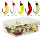 Hooked Mealworm Soft Bait, 20 mm, 0.45 g (0.016 oz) – product photo