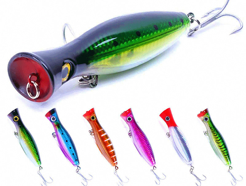 Floating Topwater Popper, 12.5 cm (4.9 in), 41 g (1.4 oz) – product photo