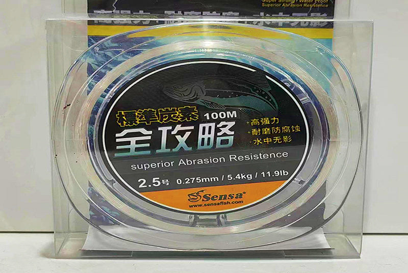 Carbon Leader Line, 50 m / 100 m, No. 1.75–5.0 – product photo