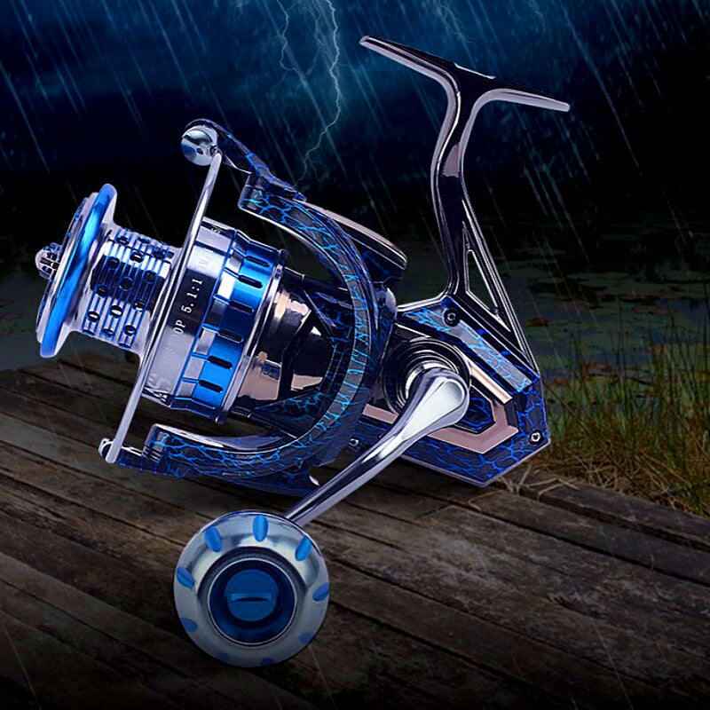 Saltwater Spinning Reel, Full Metal, 2500–7500 Series – product photo