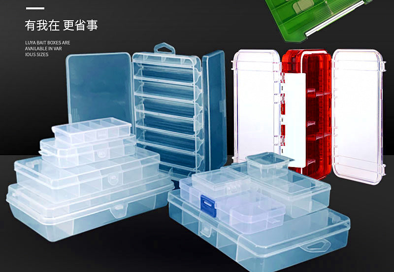 Plastic Lure & Tackle Storage Box, Multi-Compartment – product photo