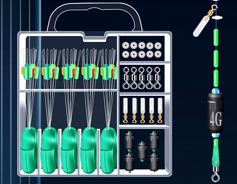 Sliding Float Rig Kit with Space Beans, 5 Sets per Box – product photo