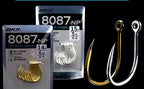 Live Bait Hooks, Barbed, Gold or Silver, Sizes 13–16 – product photo