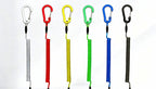 Fishing Pliers Lanyard, Coiled Steel Wire Tether, 1–3 m – product photo