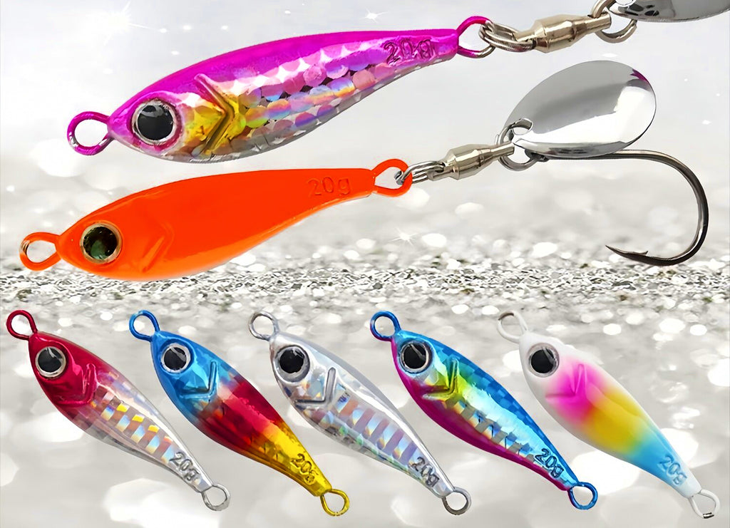 Metal Jig with Spinner Blade & Single Hook, 5–80 g (0.18–2.8 oz) – product photo