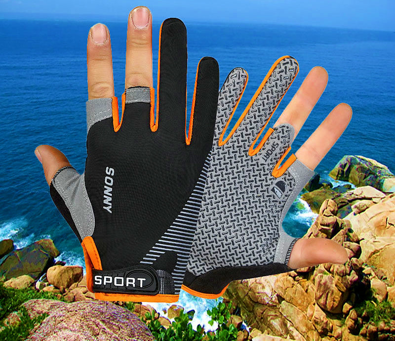 Fishing Gloves, Fingerless & Full-Finger, One Size – product photo
