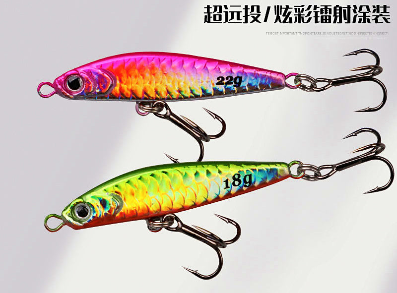 Fish Scale Metal Jig, 10–22 g (0.35–0.78 oz), Treble Hooks – product photo