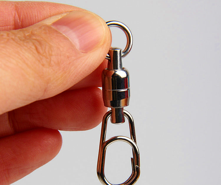 Stainless Ball Bearing Snap Swivel, Sizes 1–6 – product photo