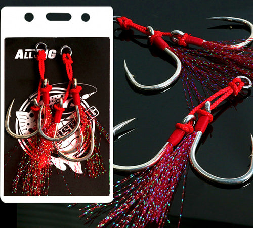 Pre-Tied PE Slow Pitch Assist Hooks, 2-Set Pack – product photo