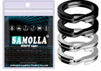 Flattened Double-Loop Split Rings, 100 Pack – product photo