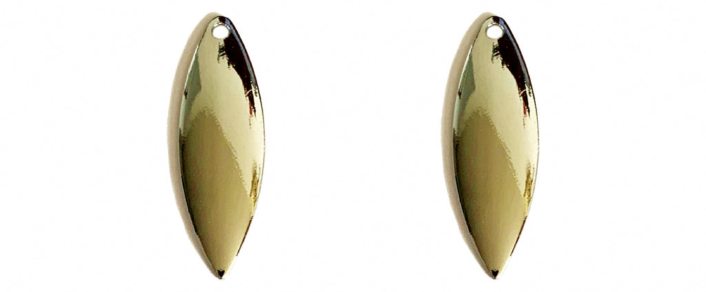Willow Leaf Spinner Blades, DIY Lure Components – product photo