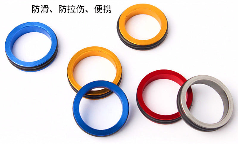 Finger Ring Line Puller Tool, 4 Sizes, 4 Colors – product photo