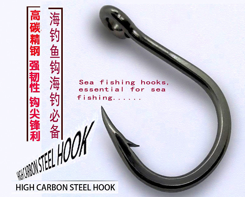 Barbed Bulk Fishing Hooks, Sizes 4 to 10/0 – product photo