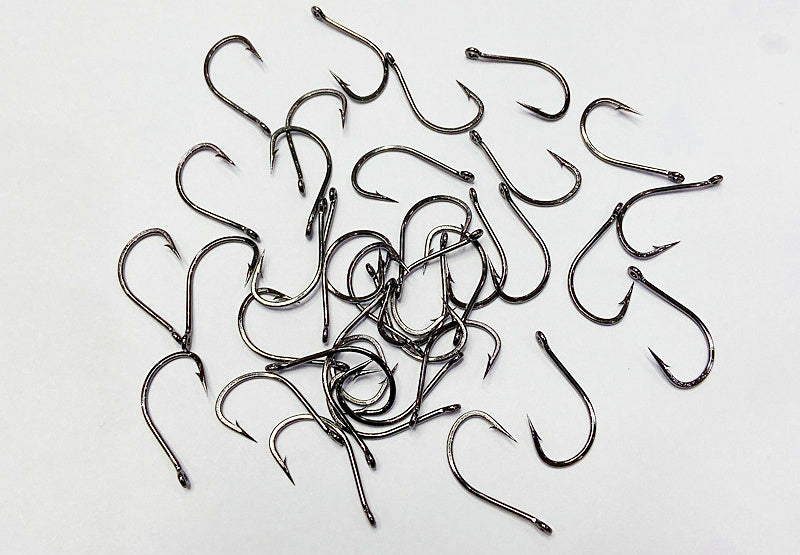 Barbed Eyed Izu Hooks, Bulk Pack 50–300 pcs, Sizes 1–15 – product photo