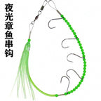Glow Octopus Skin Hook Rig, Size 18, Wire Leader – product photo