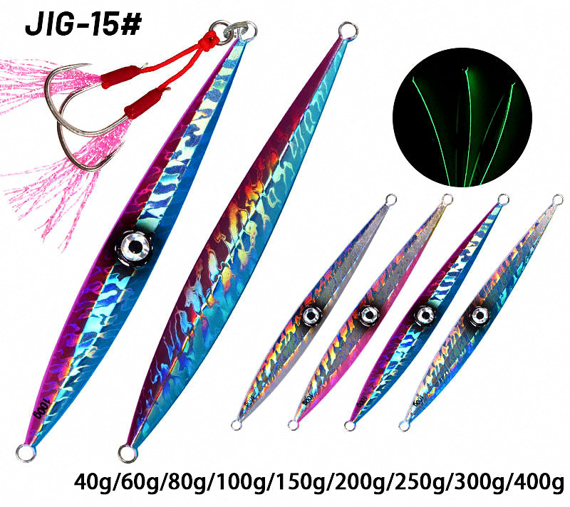 Fast-Sinking Metal Jig, 40–400 g (1.4–14.1 oz) – product photo