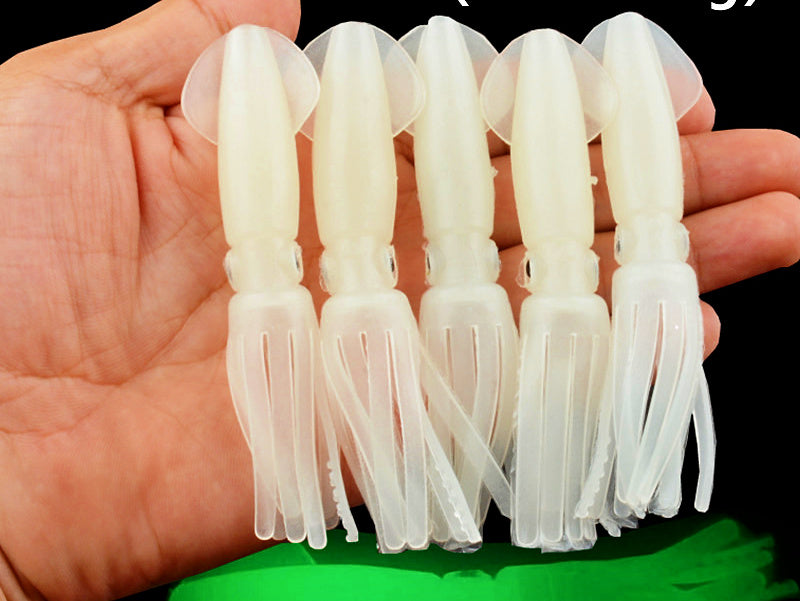 Glow Squid Soft Bait, 9.5 cm (3.7 in), 9.3 g (0.33 oz) – product photo