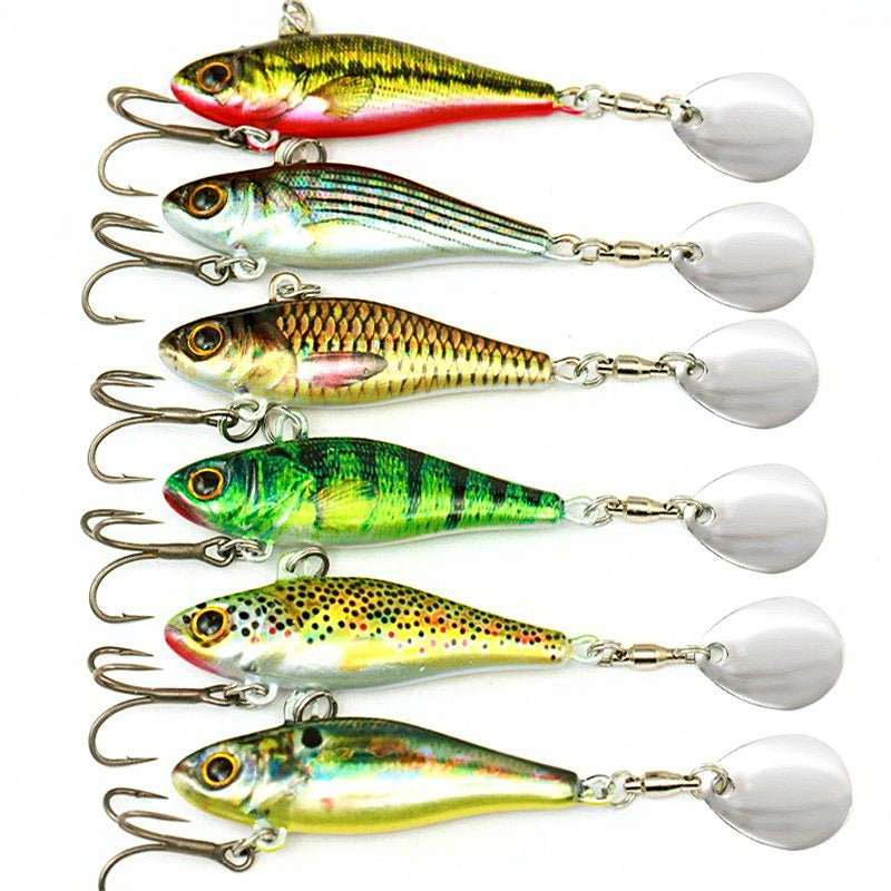 VIB Blade Bait Lipless Lure with Swivel, Boxed – product photo