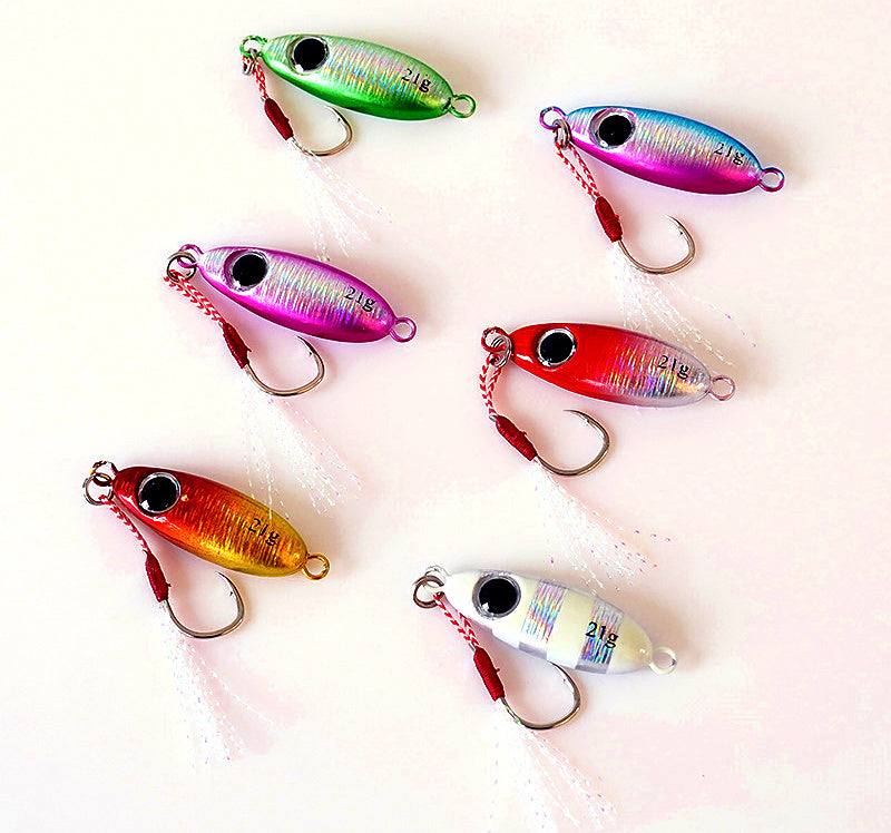 Metal Casting Jig, Single Hook, 3.5–25 g (0.12–0.88 oz) – product photo