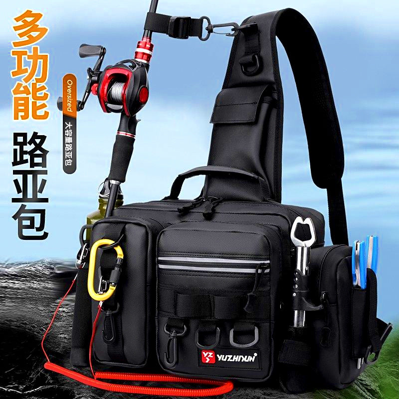 Waterproof Fishing Tackle Waist/Shoulder Bag, PVC or Oxford – product photo