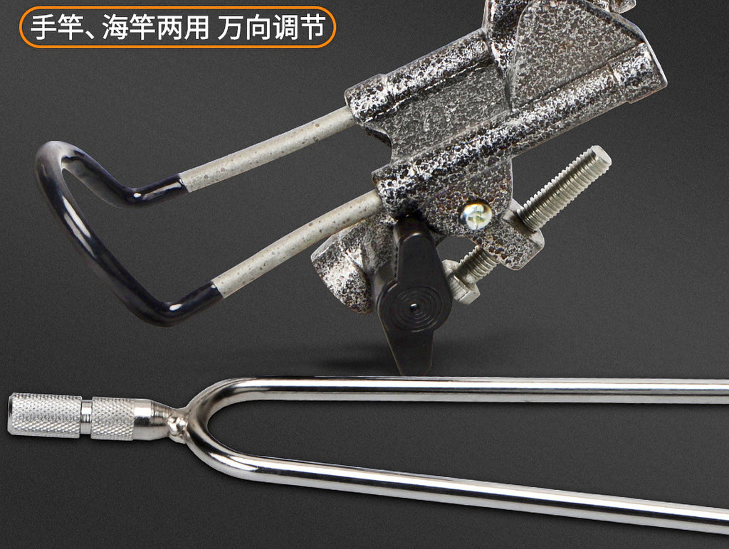 Ground Spike Rod Holder, Universal Swivel Rod Stand – product photo