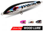 Wooden Pencil Lure for Boat Fishing, 90 g (3.2 oz), 23 cm – product photo