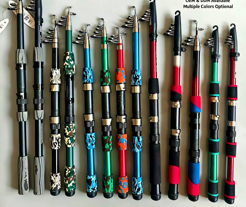 Telescopic Fiberglass Surf Casting Rod, 1.5–4.5 m (4.9–14.8 ft) – product photo