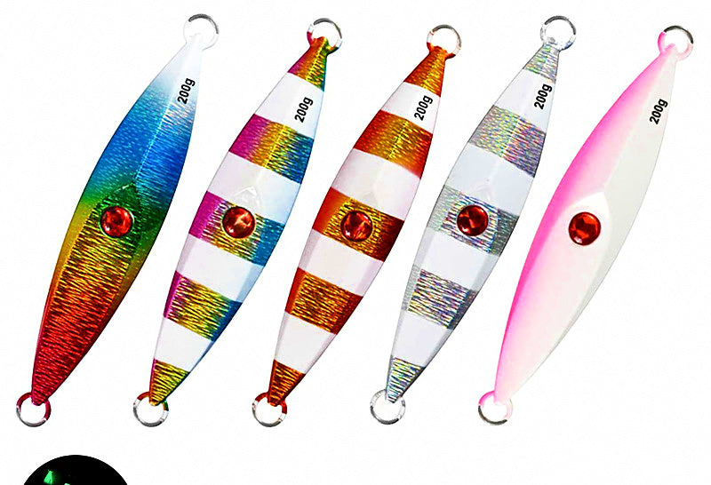Laser Glow Metal Jig, 200 g & 250 g (7.1 & 8.8 oz) – product photo