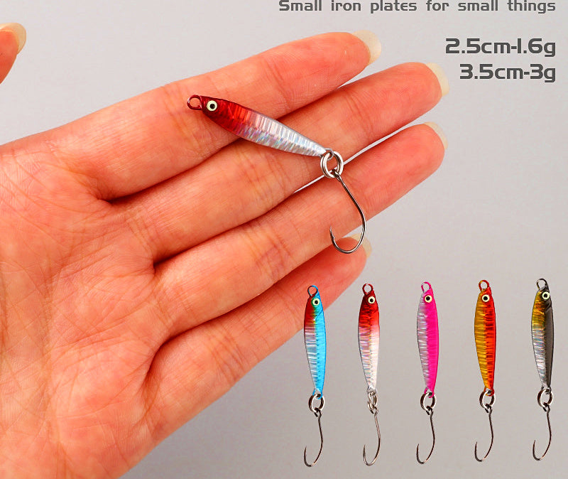 Micro Metal Jig, 1.6 g and 3 g (0.06 oz and 0.11 oz) – product photo
