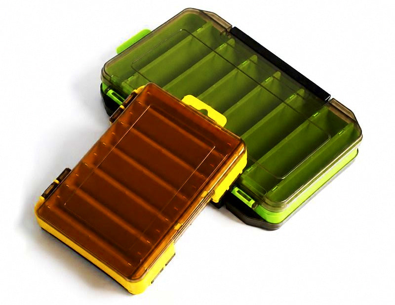 Double-Sided Lure Storage Box, 12 or 14 Compartments – product photo