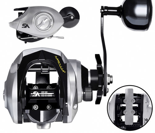 Wide Body Large Baitcasting Reel for Saltwater Boat Fishing – product photo
