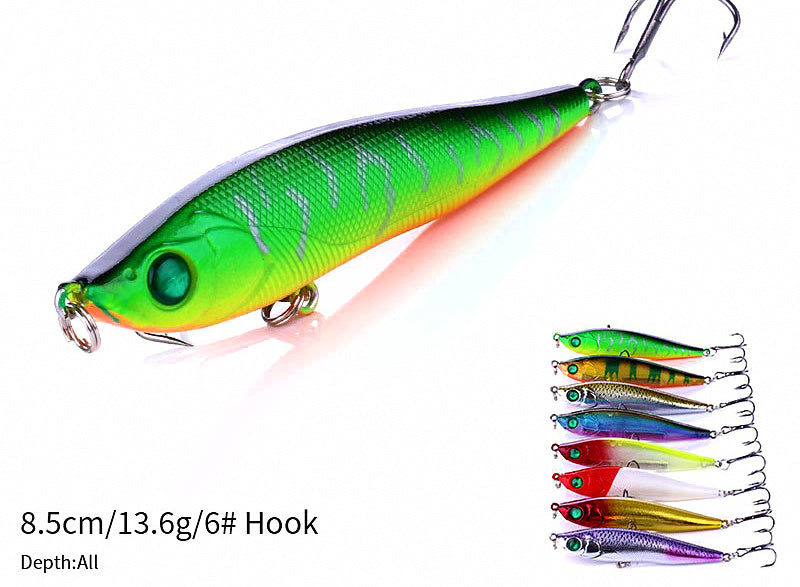 Sinking Pencil Bait, 85 mm (3.3 in), 13.6 g (0.48 oz) – product photo