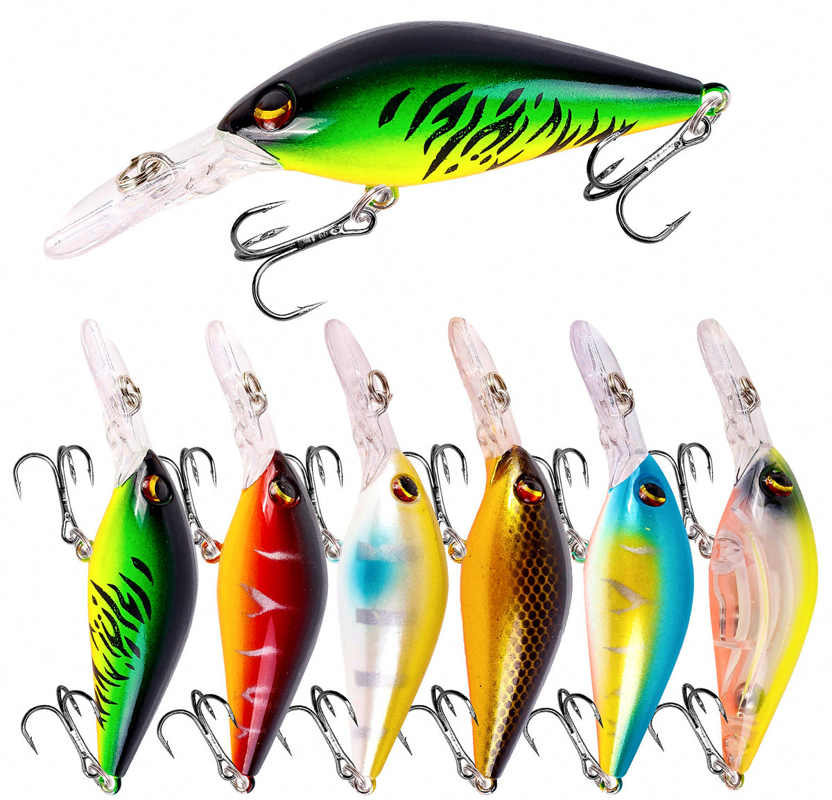 Fast Sinking Long Lip Minnow, 8 cm (3.1 in), 8.8 g (0.31 oz) – product photo