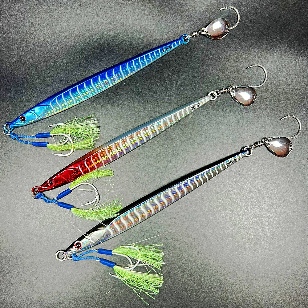 Long Metal Jig for Casting & Jigging, 40–400 g (1.4–14.1 oz)