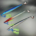 Long Metal Jig for Casting & Jigging, 40–400 g (1.4–14.1 oz)