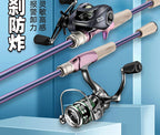 Medium Rod & Reel Combo with Bag, 2-Pc Carbon, 1.8–2.4 m – product photo