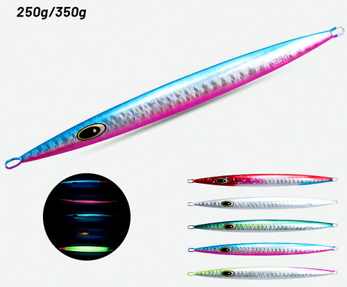 UV Glow Vertical Jig, 250–700 g (8.8–24.7 oz) – product photo
