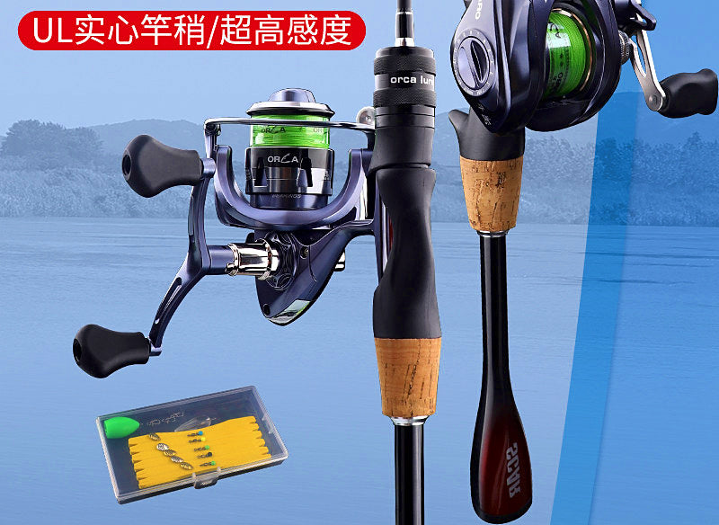 Ultralight UL Lure Rod, 2-Piece Carbon, 1.5–1.8 m (4.9–5.9 ft) – product photo