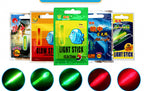 Night Fishing Glow Sticks, Green and Red, Multiple Sizes – product photo