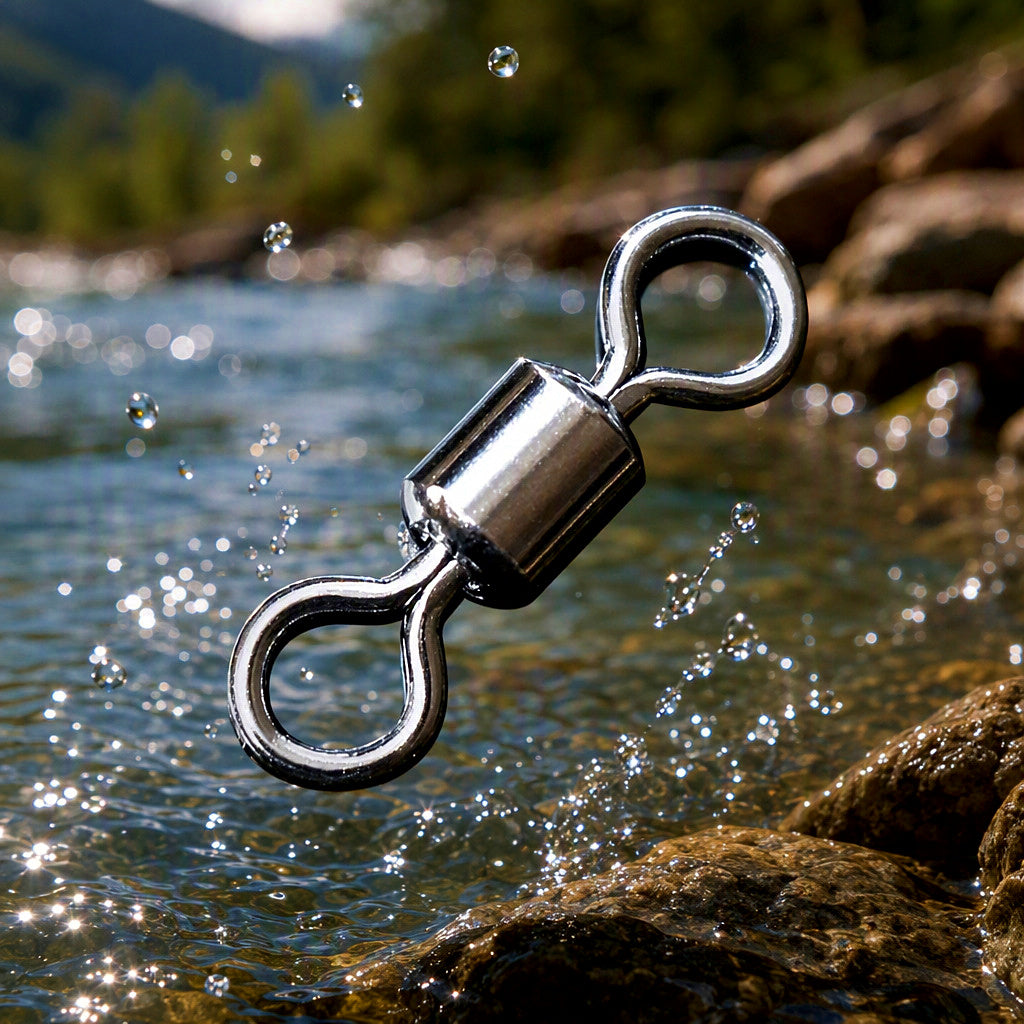 Barrel Swivels, Sizes 2/0 to 14, Iron, 6-23 mm – product photo