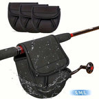 Neoprene Spinning Reel Cover Bag, Black, S/M/L – product photo