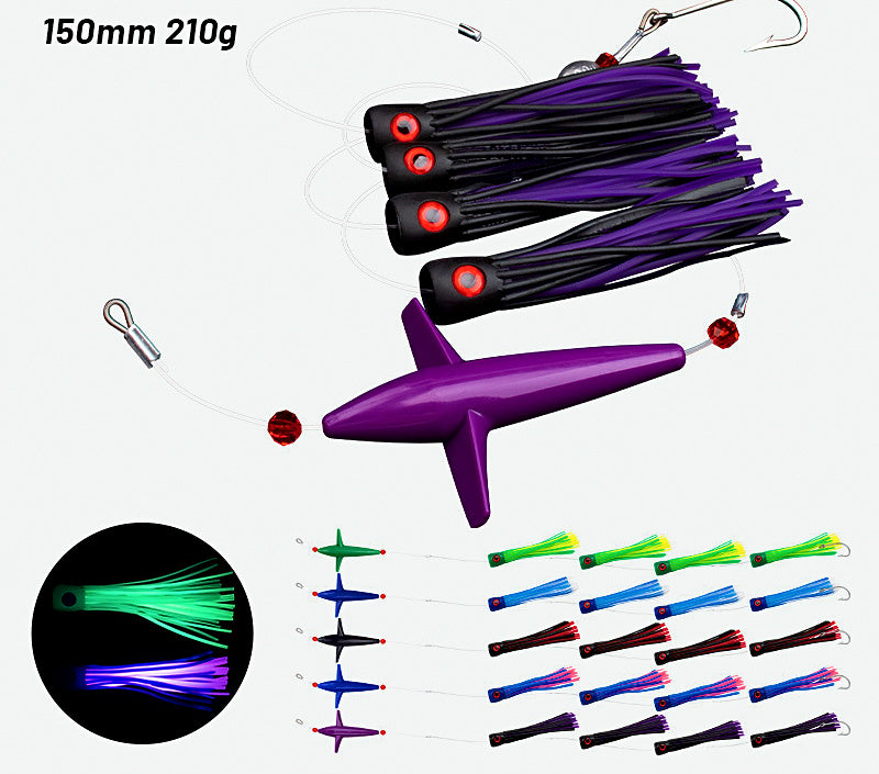 Offshore Trolling Lure, 160 g (5.6 oz), Marlin Tuna Wahoo – product photo