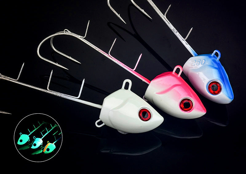 Slow Pitch Jig, 100–300 g (3.5–10.6 oz), Glow/Blue/Pink – product photo