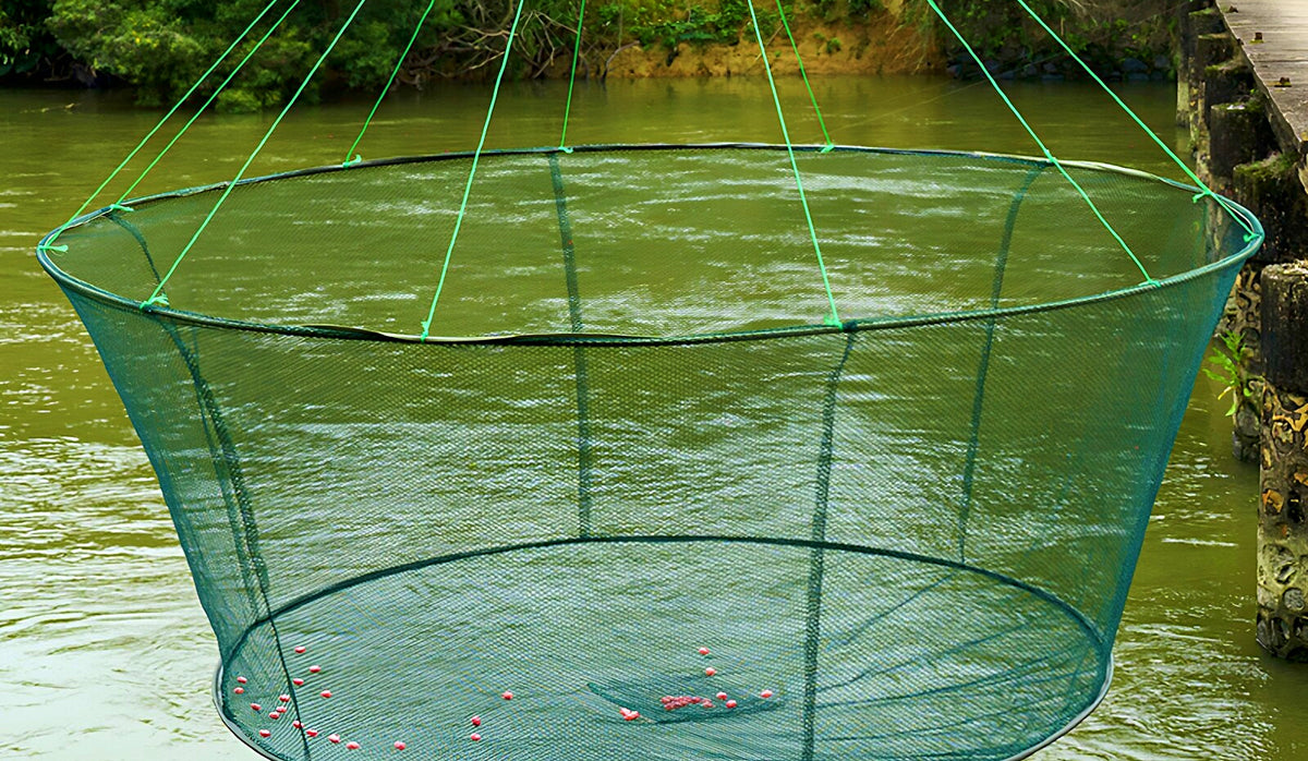 Folding Lift Net Fish Trap, 60 cm–3 m (24–118 in) – product photo