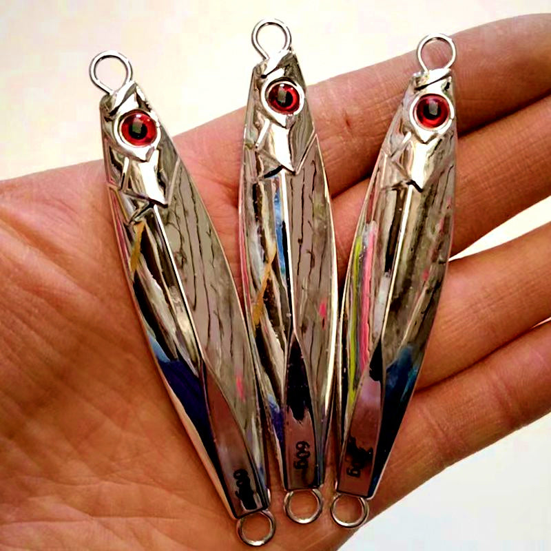 Mirror Chrome Slow Pitch Jig, 40–120 g (1.4–4.2 oz) – product photo